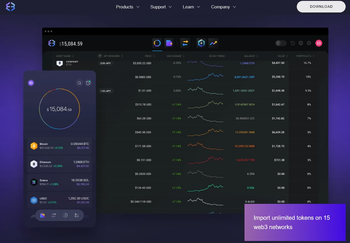 Exodus Kripto Novcanik