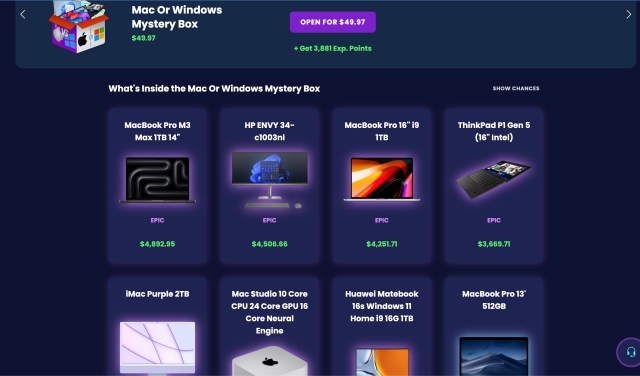 mac or windows мистериозна кутия