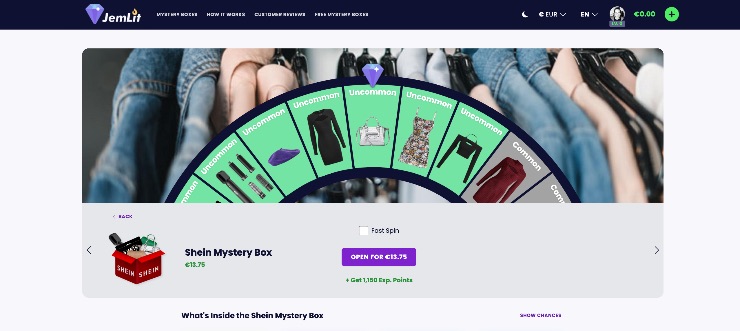 JemLit Shein mystery box 2 krok