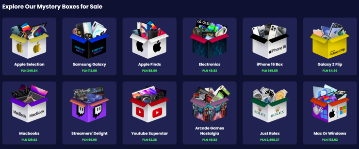 Jemlit mystery boxy. 