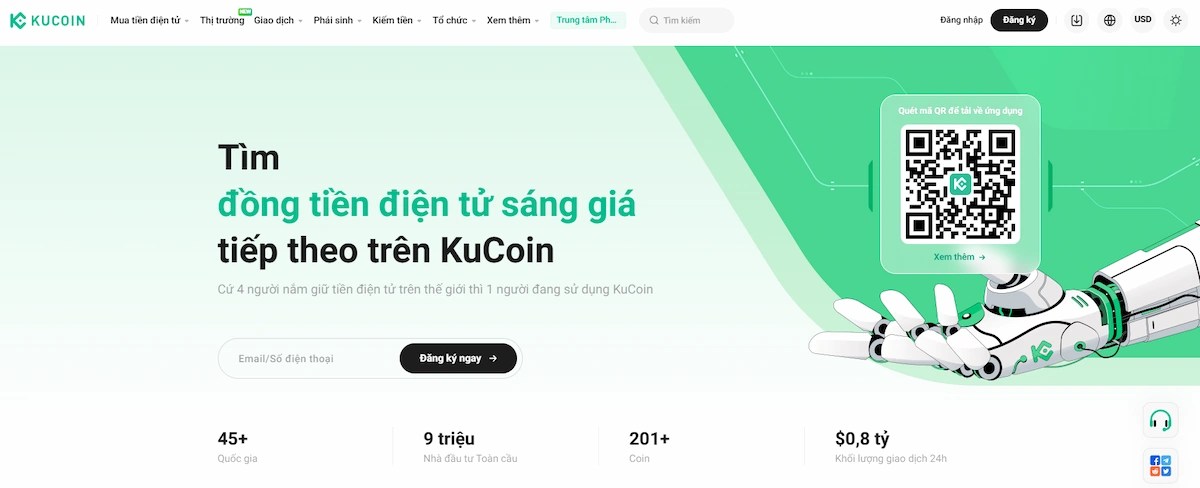 KuCoin – Sàn giao dịch P2P