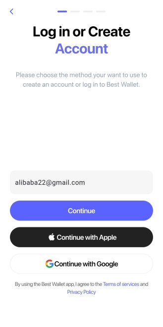 Buat Akun - Cara Menyimpan Crypto