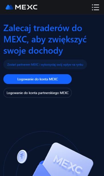 MEXC Program partnerski kryptowaluty
