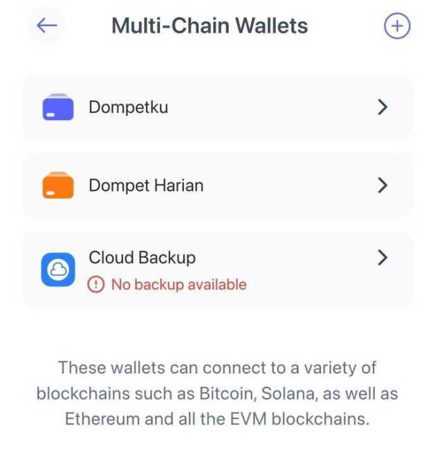 Manage Wallet - Cara menyimpan Crypto