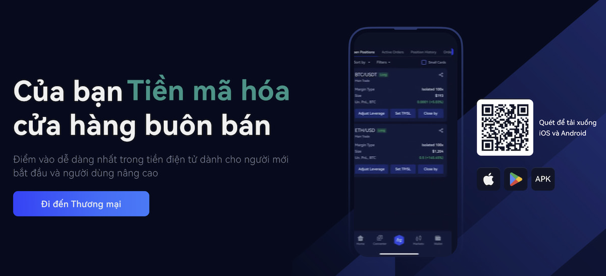 Margex Ví Bitcoin