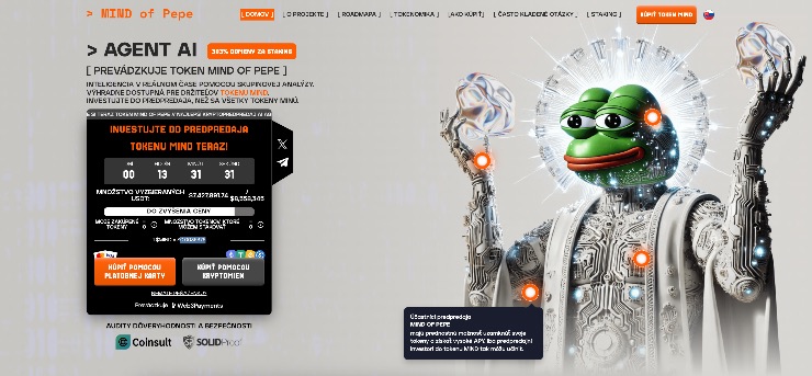 Mind of Pepe MIND top AI meme coin