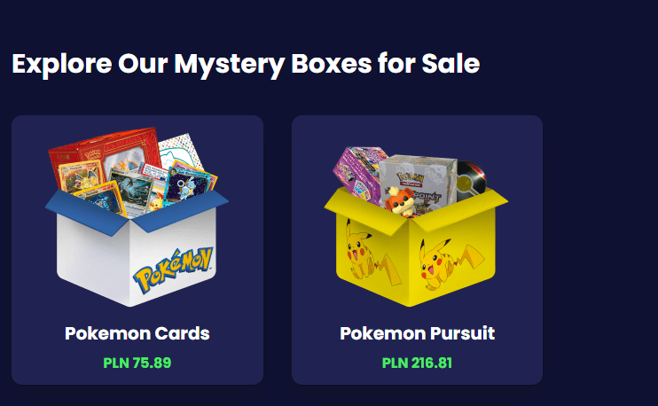 Mystery box Pokemon na JemLit.