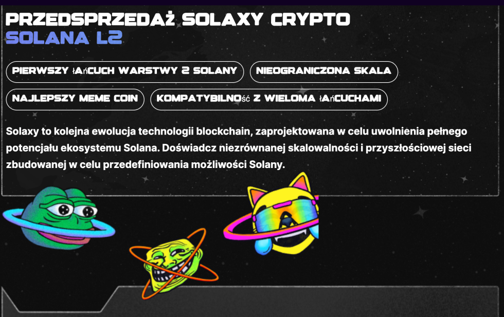 Przedsprzedaż Solaxy
