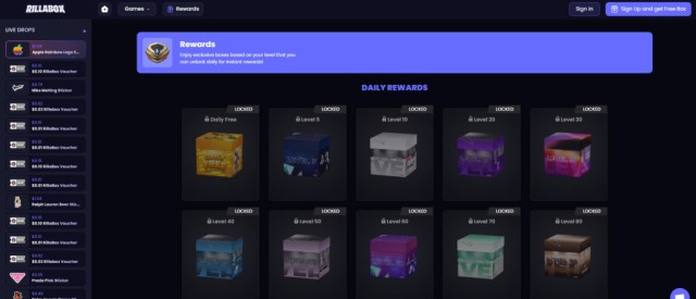 Rillabox pagina principala