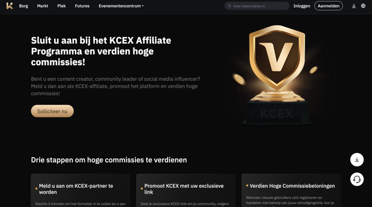 KCEX affiliate programma