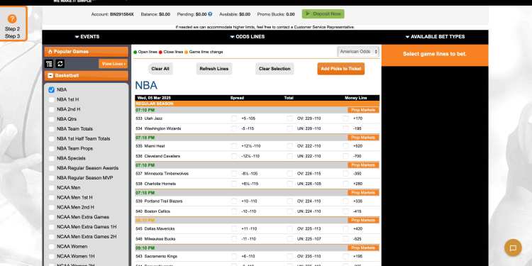 A glimpse of the matchups on BetNow for NBA betting A glimpse of the matchups on BetNow for NBA betting