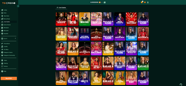 A peek at some of TG Casino's live dealers A peek at some of TG Casino's live dealer casino games