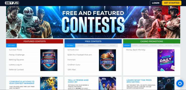 BetUS free sports contests