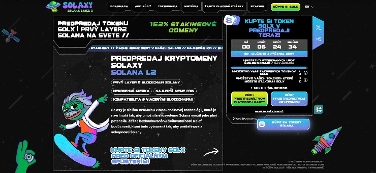 Solaxy najlepšia kryptomena SOLX