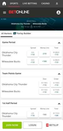 Start Betting at BetOnline