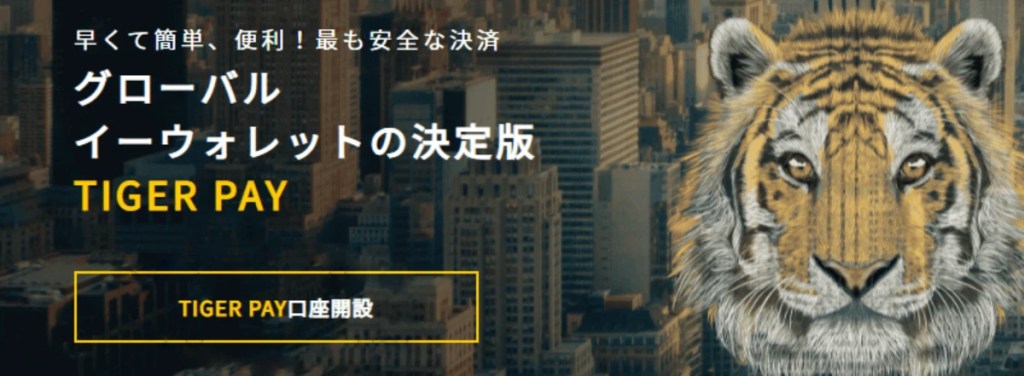 TigerPay Register page