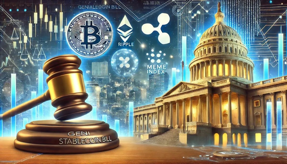 Voting RUU Genius Stablecoin Semakin Dekat, Presale Meme Index Makin Panas