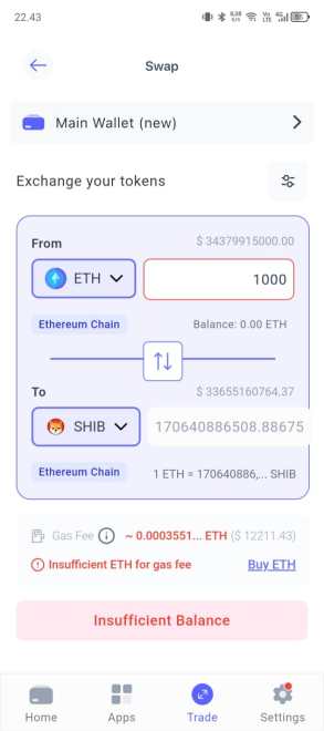 Swap Best Wallet – P2P Crypto