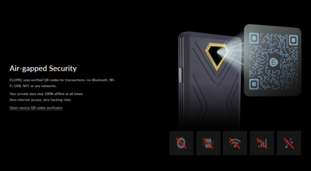 Ellipal air-gapped security