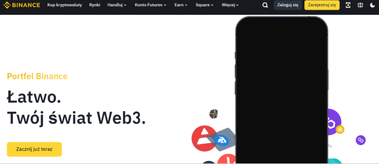 binance strona główna