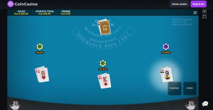 Blackjack con blockchain