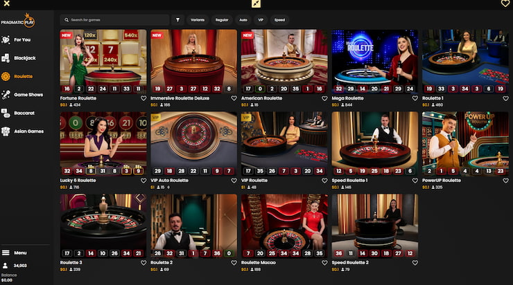 A snapshot of Decode Casino
