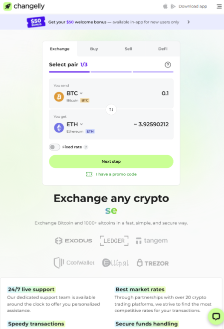 exchange-senza-kyc-changelly
