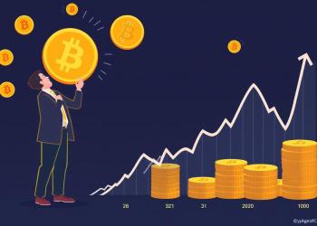 ภาพประกอบดิจิทัลของนักลงทุน Bitcoin ที่มีประสบการณ์กำลังสะสม BTC พร้อมกราฟแสดงแนวโน้มราคาที่อาจพุ่งสูงขึ้น