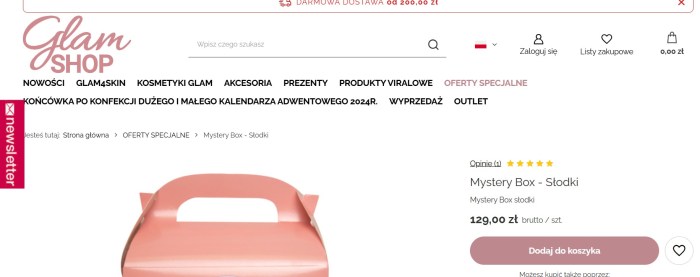 glam shop strona główna