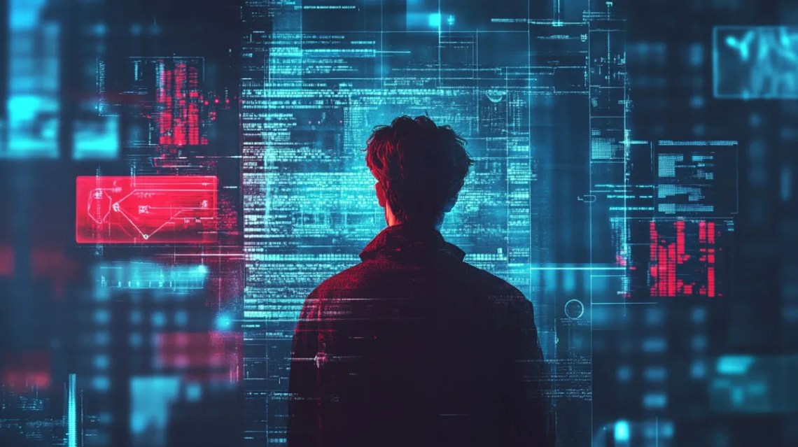 取引をする投資家の男性