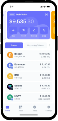 Various cryptocurrencies on Best Wallet