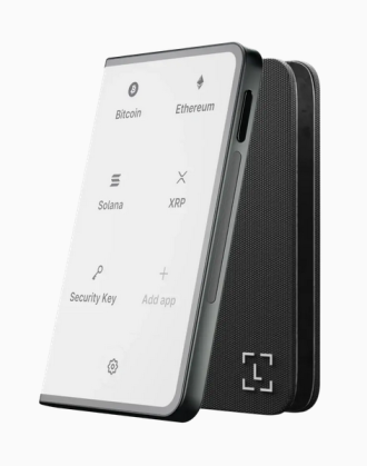 Ledger Stax’s large, curved, high-resolution e-ink screen