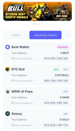 Best presale tokens on Best Wallet
