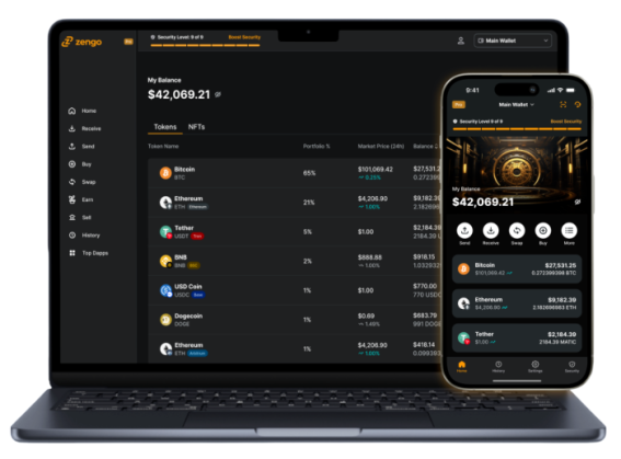 Zengo crypto BEP20 wallet