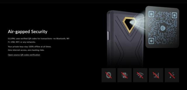 Ellipal’s air-gapped security