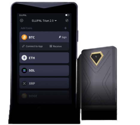 Ellipal crypto BEP20 hardware wallet