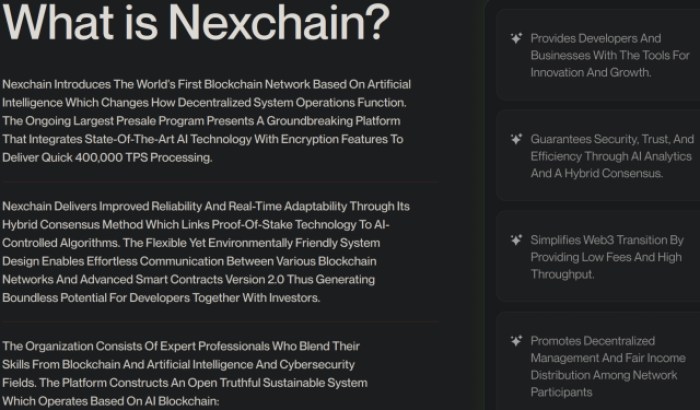 NexChain info