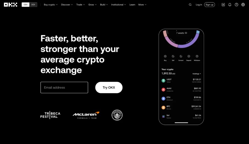 okxの公式サイト