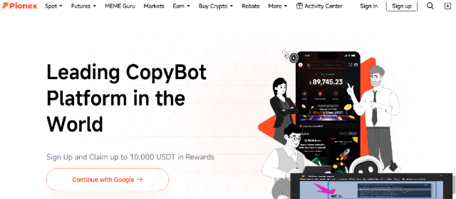 pionex kontrakty futures na bitcoina
