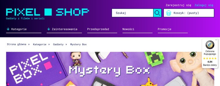 pixel shop strona glowna