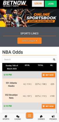 sports betting apps BetNow odds