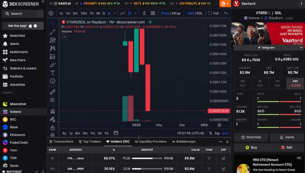 vantard como comprar