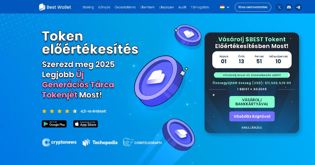 Best Wallet A vezető DeFi tárca 2025 ben