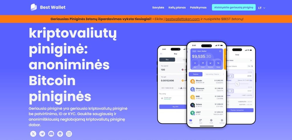 Best Wallet Pažangi Bitcoin piniginė su laisvės ir saugumo deriniu