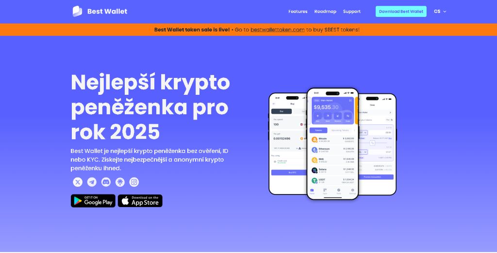 Best Wallet bezpečná a intuitivní peněženka