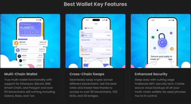 Best Wallet key features