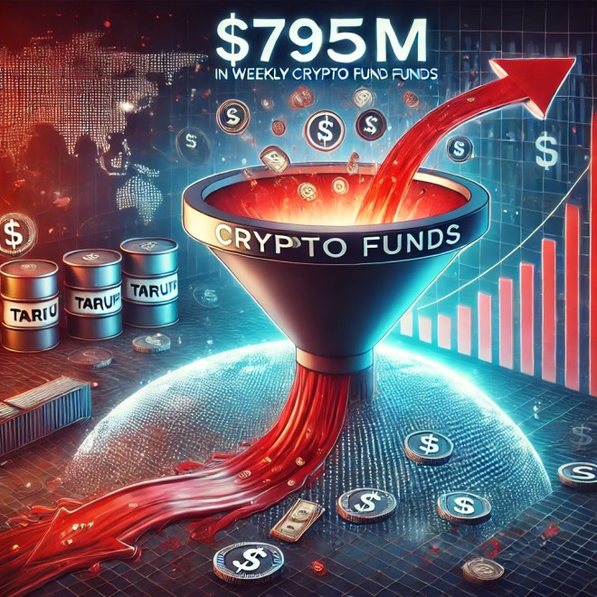 Weekly Crypto Fund Report Shows $795M in Outflows Amid Tariff Concerns