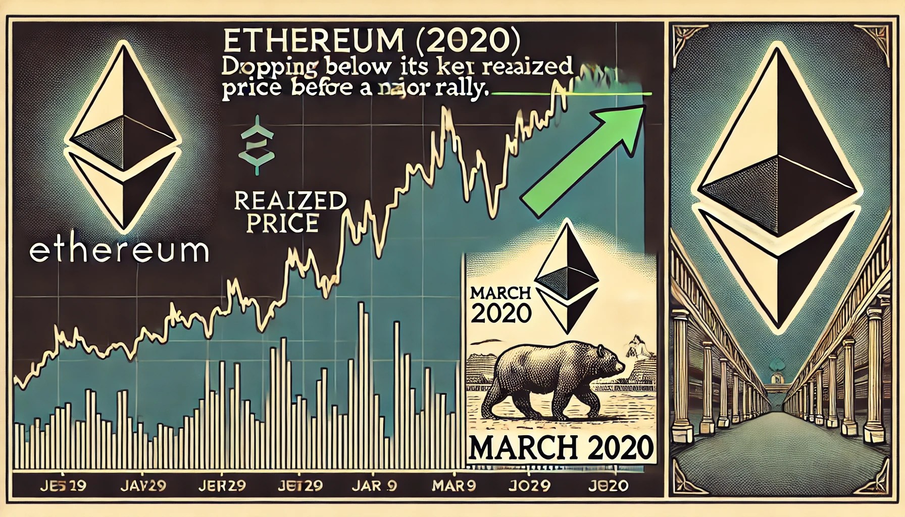 Ethereum Drops Below Key Realized Price: Last Time Was March 2020 Before A Rally