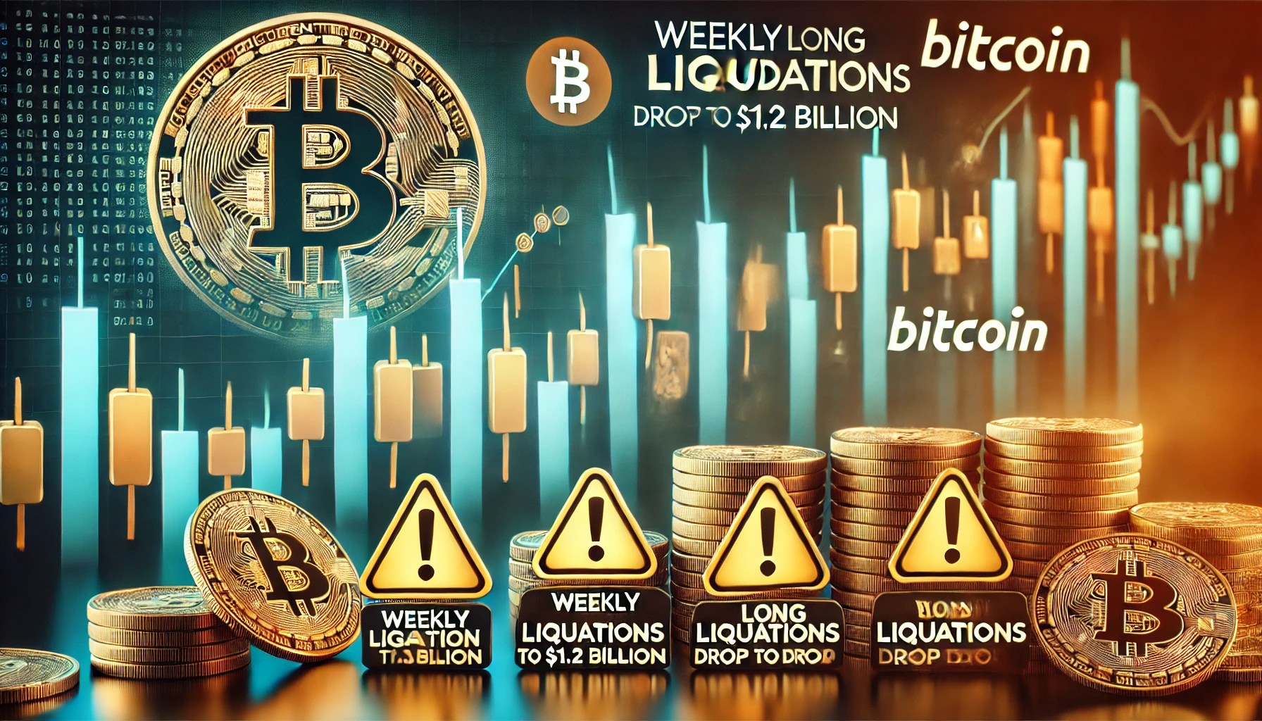 Bitcoin Leverage Shrinks: Weekly Long Liquidations Drop To $1.2B As Traders Turn Cautious