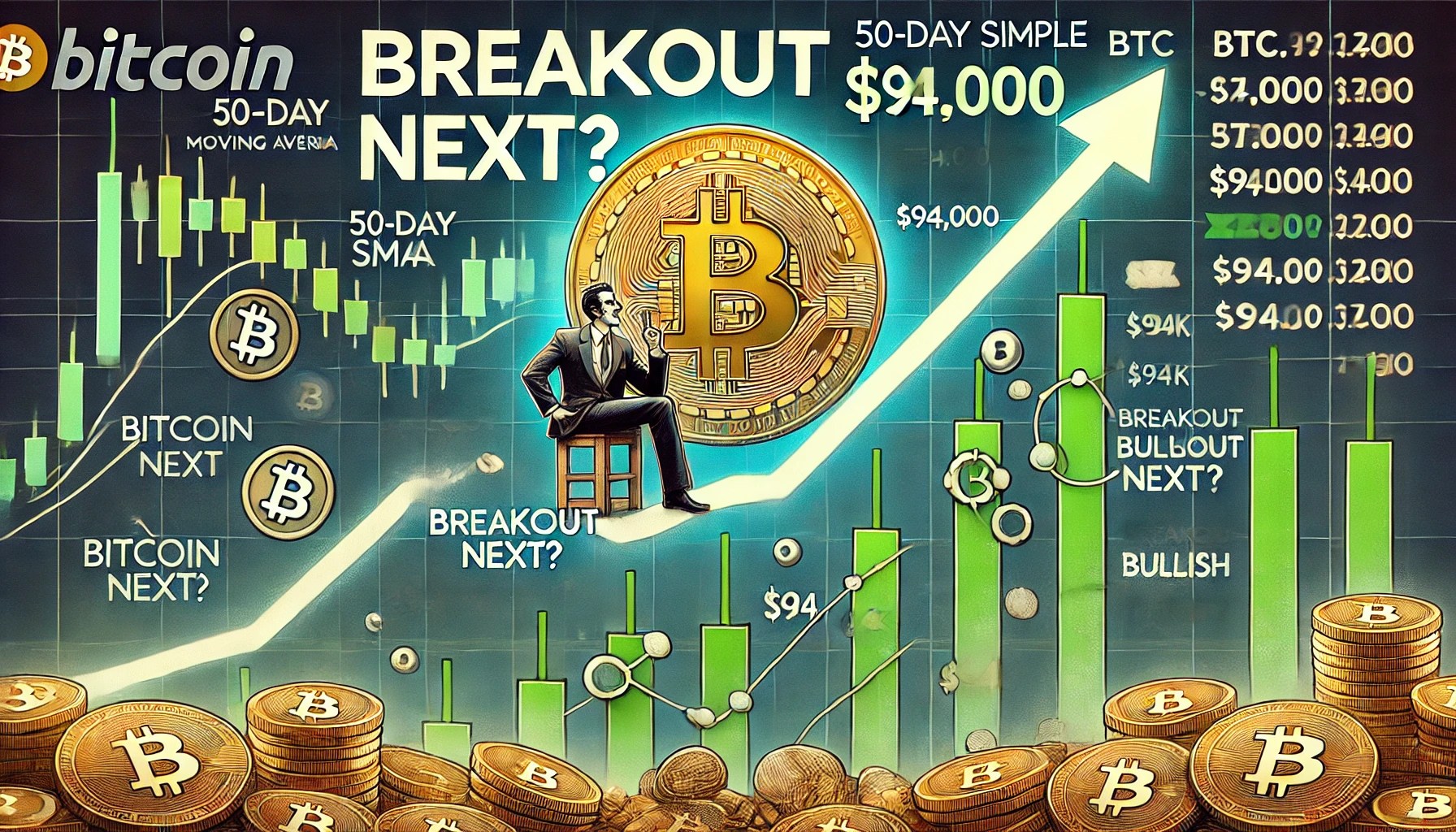 Bitcoin Eyes $94K As It Clears 50-Day SMA – Breakout Next?